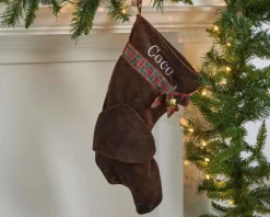 Chocolate Lab Stocking
