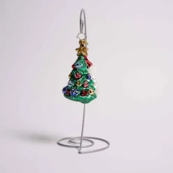 Christmas All Around Glass Ornament
