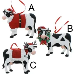 Christmas Cow Ornament