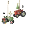 Christmas Tractor Ornament