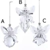 Clear Angel Ornaments