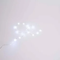 Cool White Micro Silver Wire Lights