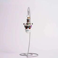 Crochet All Day Glass Gem Ornament