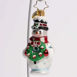 Darling Christmas Decorator Glass Gem Ornament