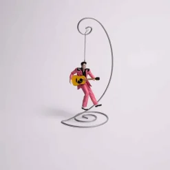 Elvis In Pink Suit Ornament