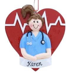 Female Nurse Ornament
