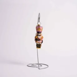 Flushed With Pink Glass Ornament
