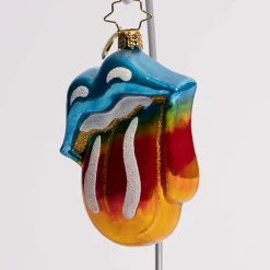 Forty Licks Rolling Stones Glass Gem Ornament
