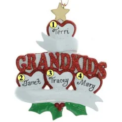 Four Grandkids Ornament