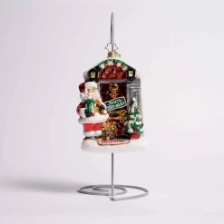 Front Door Delivery Glass Ornament