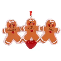 Gingerbread Family Of 3