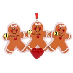 Gingerbread Family Of 3