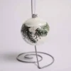 Glass Branch With Berries Ball