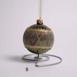 Glass Checkered Ball