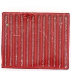 Glass Icicle Set Of 12