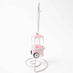 Glass Pink Cotton Candy Machine