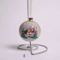 Glass Vintage Scene Ball