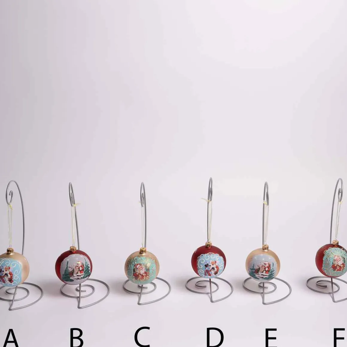 Glass Vintage Scene Ball