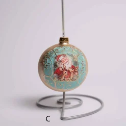 Glass Vintage Scene Ball
