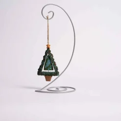 Gnome In Tree Rotating Ornament