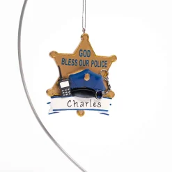 God Bless Our Police Ornament