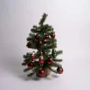 Gold Red Miniature Ornament Set Of 20