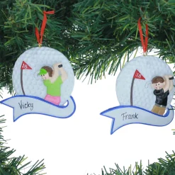 Golf Boy Ornament