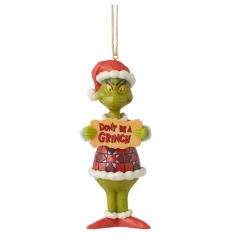 Grinch Don'T Be A Grinch Ornament