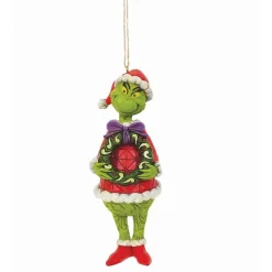 Grinch Holding Wreath Ornament
