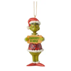 Grinch Naughty Nice Ornament