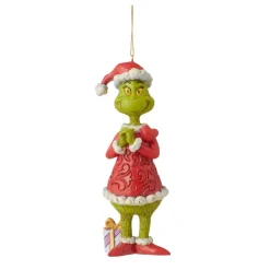 Grinch With Large Heart Ornament