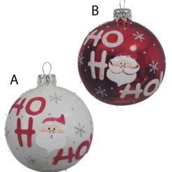 Ho Ho Ho Santa Ornaments
