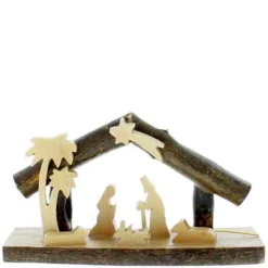 Holy Family Bark Ornament