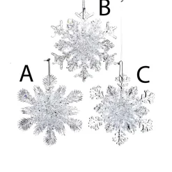 Ice Snowflake Ornament