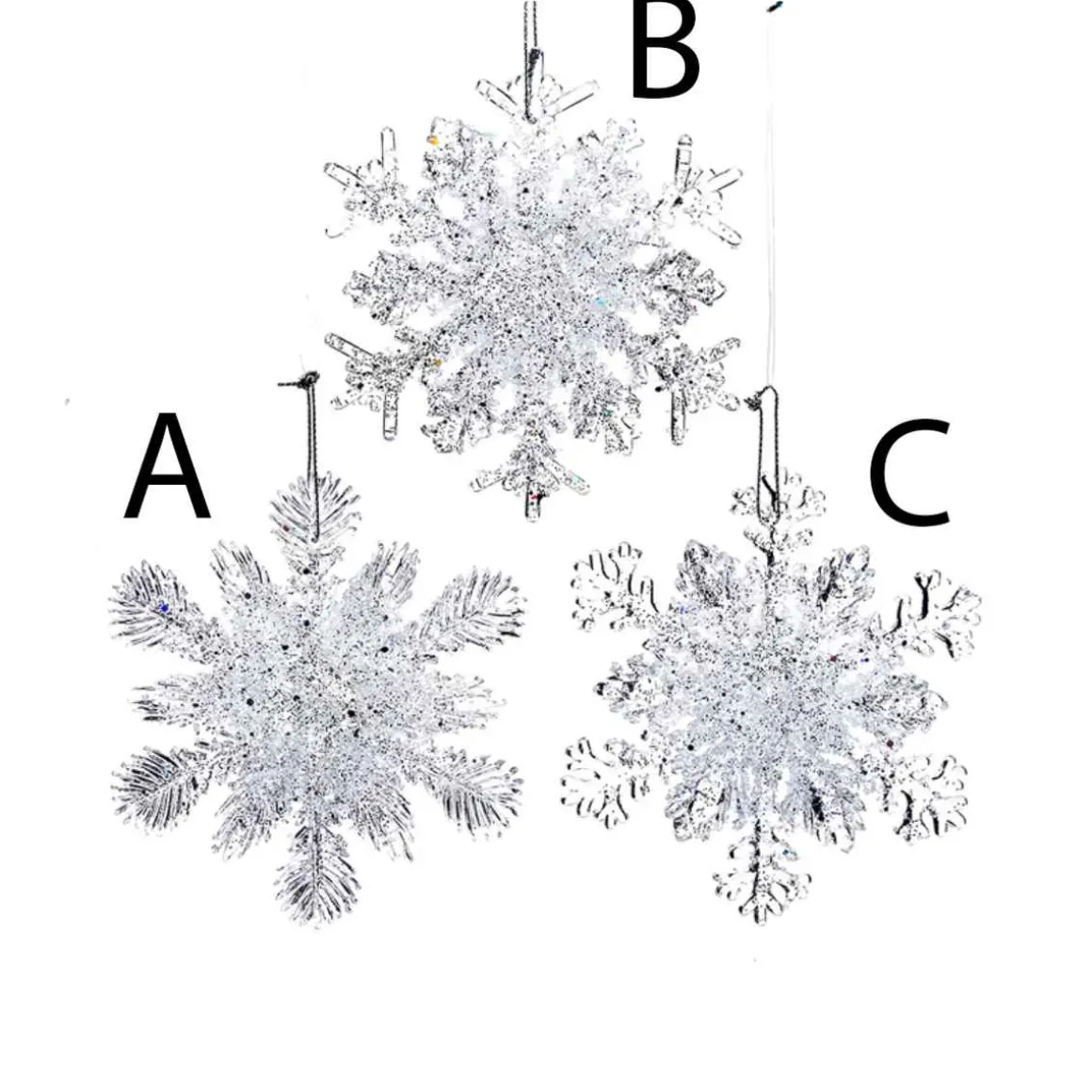 Ice Snowflake Ornament