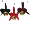 4In Gold Bell With Velvet Bow