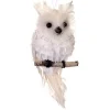 5In Tinsel White Owl Ornament
