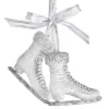 4In White Glitter Skates