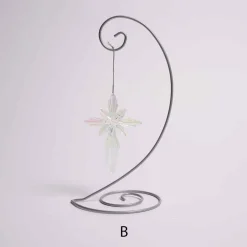 Iridescent Cross Ornament