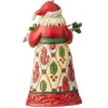Jim Shore Santa With Cardinals Ornament