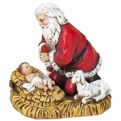 Kneeling Santa Ornament