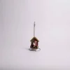 Kneeling Santa With Baby Jesus Ornament