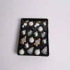 Light Blue Miniature Ornament Set Of 18
