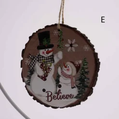 Lighted Snowman Ornament