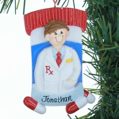 Male Pharmacist Ornament