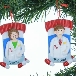 Male Pharmacist Ornament