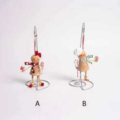 Metal Glitter Gingerbread Dangle /2