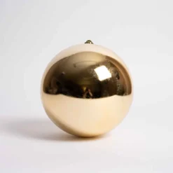200Mm Gold Shiny Ball Ornament