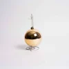 140Mm Gold Shiny Ball Ornament Box Of 2