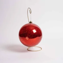 200Mm Red Mercury Ball Ornament